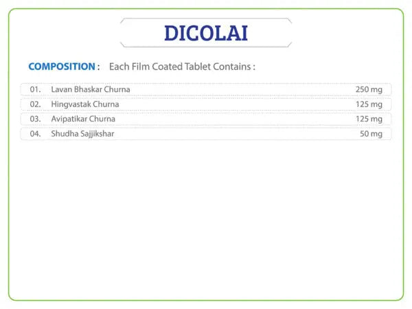 Dicolai Tablet Ayurchem