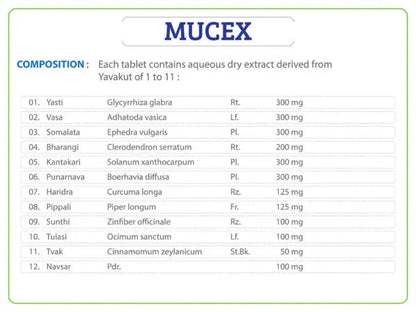 Mucex Tablet Ayurchem