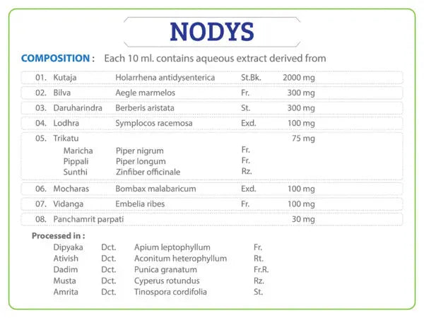 Nodys Tablet Ayurchem