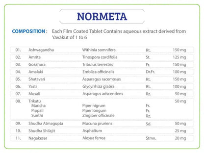 Normeta Tablet Ayurchem