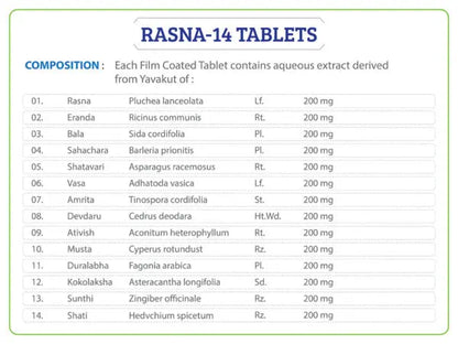 Rasna-14 Tablet Ayurchem