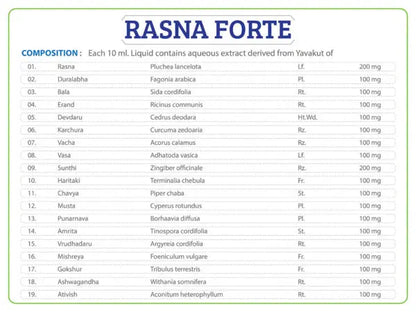 Rasna Forte Liquid Ayurchem