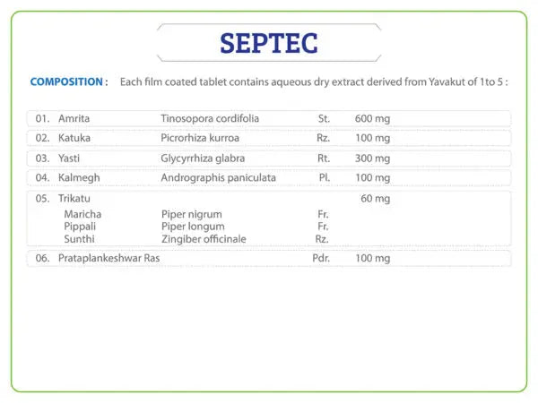 Septec Tablet Ayurchem