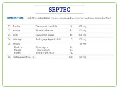 Septec Tablet Ayurchem