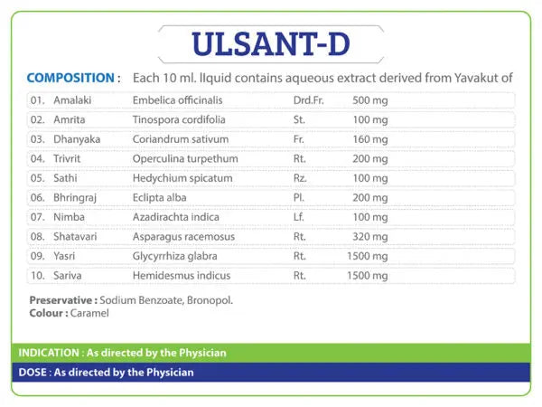 Ulsant-D Liquid Ayurchem