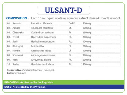 Ulsant-D Liquid Ayurchem