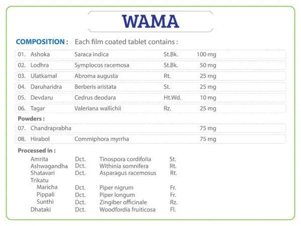Wama Tablet Ayurchem